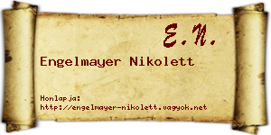 Engelmayer Nikolett névjegykártya